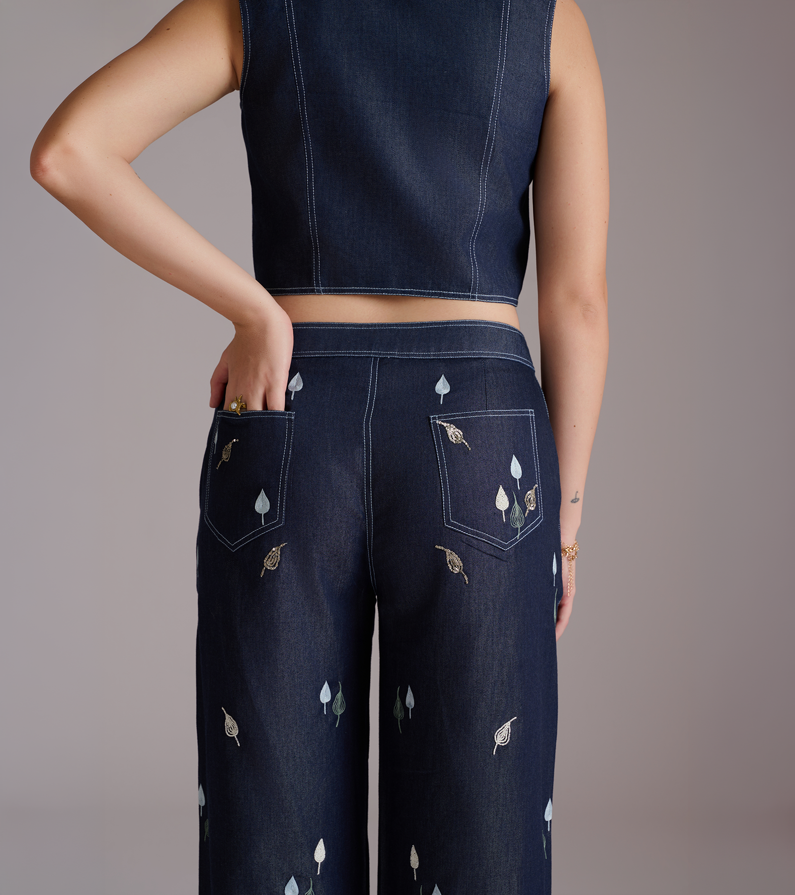 Pooja Denim Co-ord