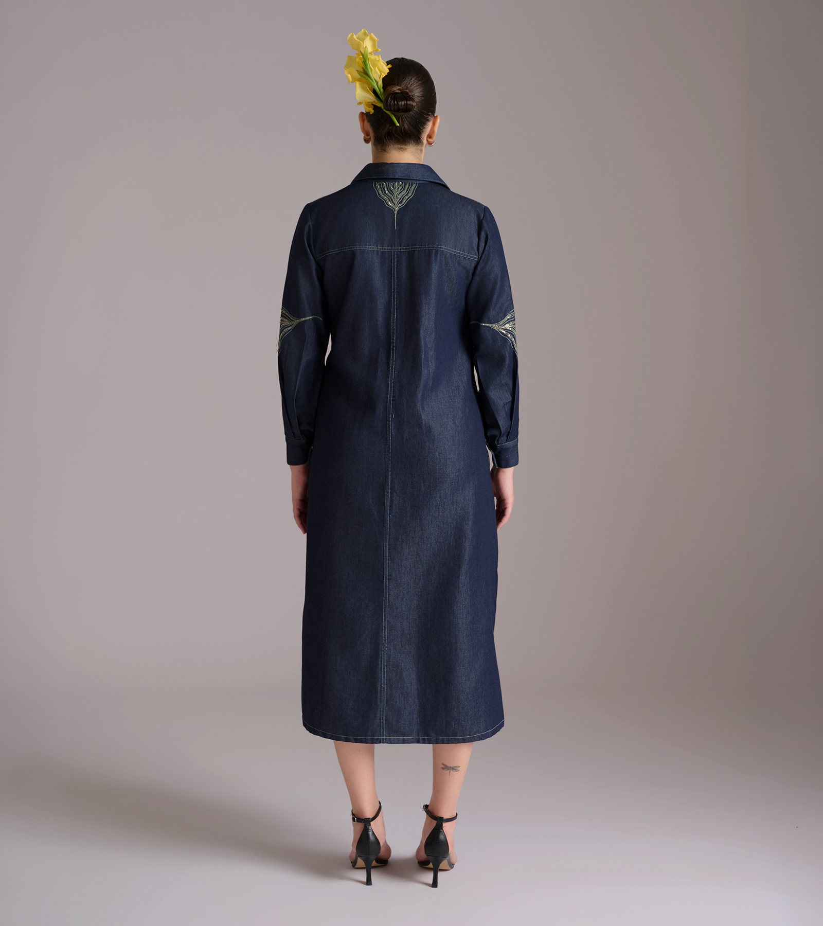 Sakshi Leaf Long Dress