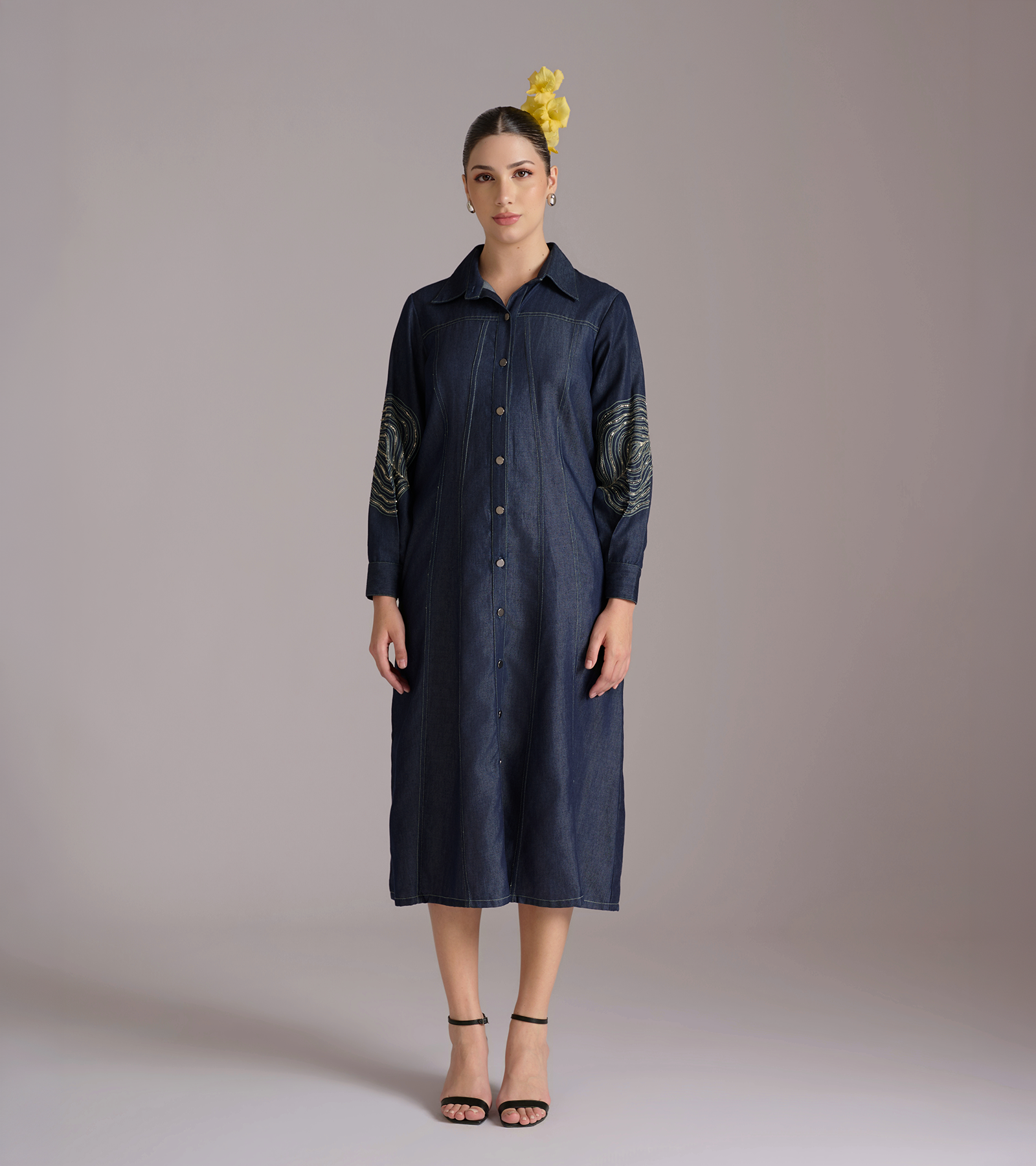 Sakshi Leaf Long Dress
