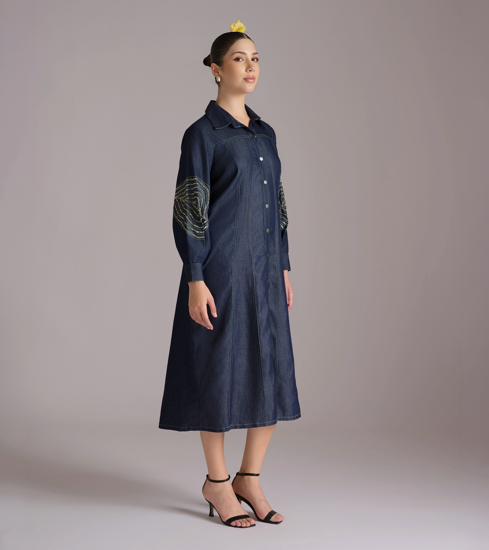 Sakshi Leaf Long Dress